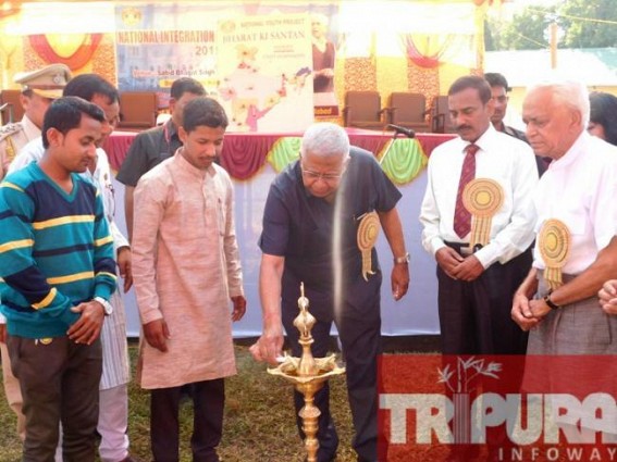 Governor Tathagata Roy inaugurates â€˜National Integration Youth Campâ€™